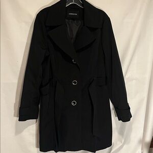 London Fog Classic Black Trench Coat